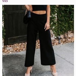 Vici cropped wide leg pants